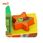 بازی آموزشی پازل مکعبی اشکال سنجاقک